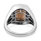 Rauchquarz-Ring, Messing platiniert  ca. 5,82 ct image number 4