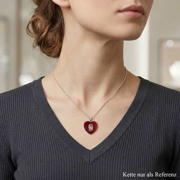 Royal Bali - Koralle Anh&auml;nger 925 Silber ca. image number 2