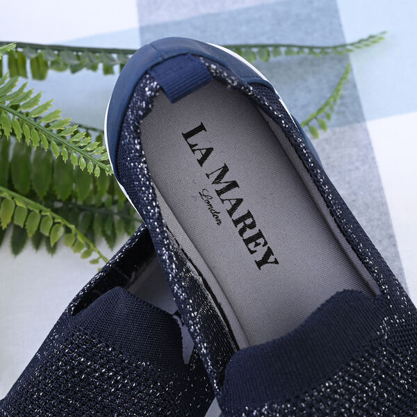 LA MAREY - Damenschuhe mit rutschfester Sohle, Gr&ouml;&szlig;e 37, Dunkelblau image number 6