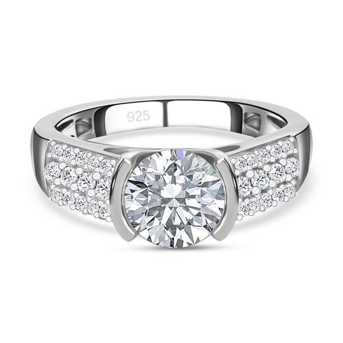 Moissanit Ring mit Schild-Schliff - 1,71 ct. image number 0
