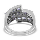 AA Tansanit-Ring, 925 Silber platiniert  ca. 1,86 ct image number 5