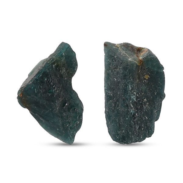 Handgearbeitete, blaugr&uuml;ner Grandidierit Fancy-Schliff-Ohrstecker, 925 Silber platiniert ca. 6,72 ct