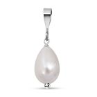 Weiße Muschelkernperle Anhänger 925 Silber Standard 5.00 ct