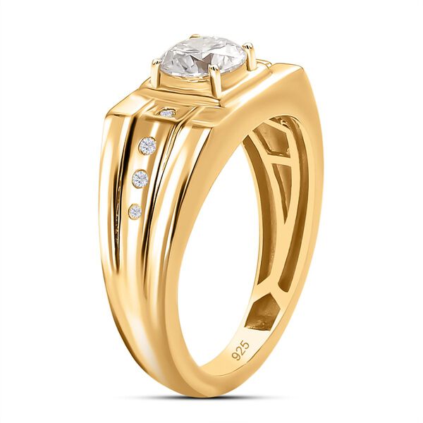 Moissanit Ring, ca. 1.06 ct image number 5