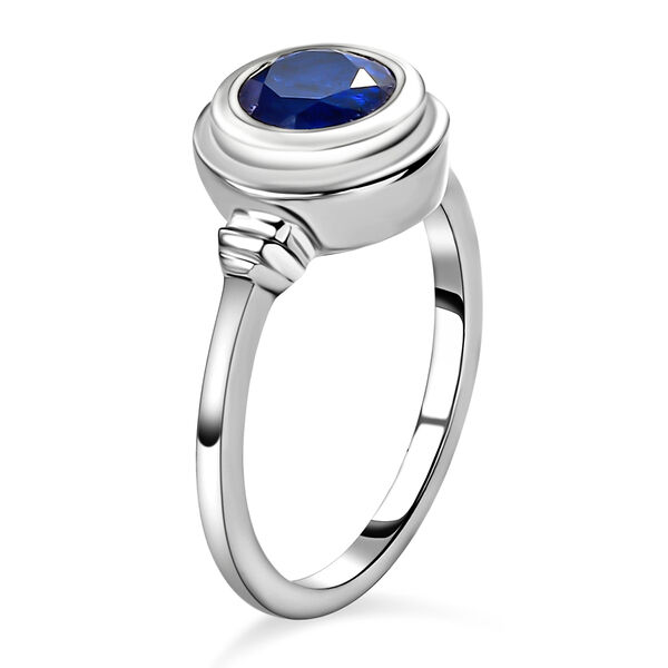 AA tansanischer, blauer Spinell-Ring, 925 Silber platiniert  ca. 1,66 ct image number 5