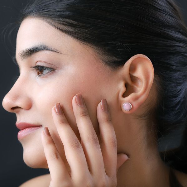 Rosa Opal Ohrringe - 3,51 ct. image number 3