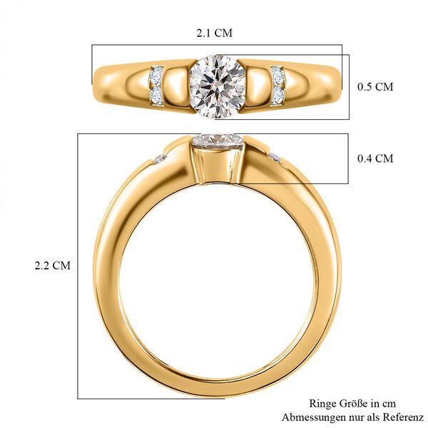 Moissanit Ring - 0,48 ct. image number 7