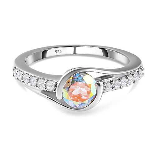 Merkur mystischer Topas und weißer Zirkon-Ring, ca. 1,33 ct image number 0