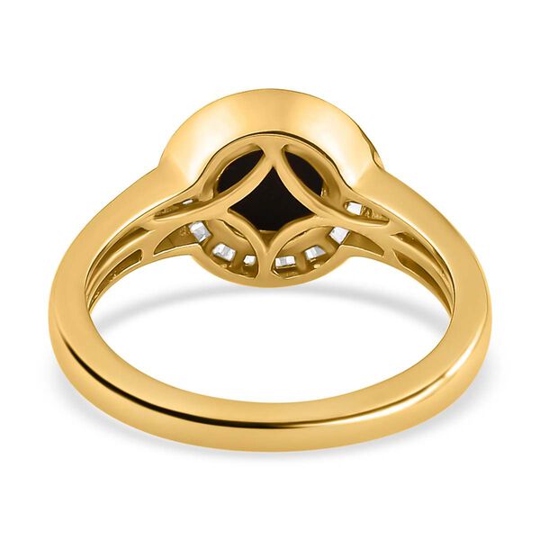 Ammolit und wei&szlig;er Diamant-Ring - 1,28 ct. image number 6