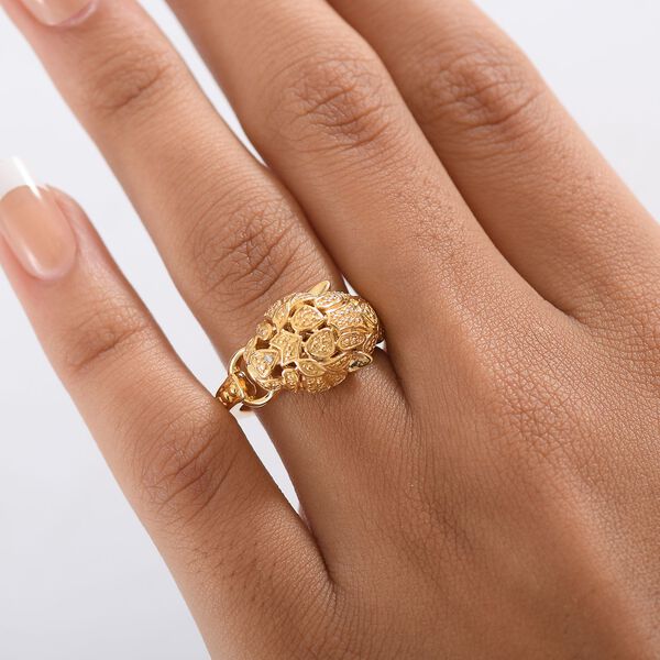 EverTrue Ring mit Zirkon-Akzenten in Goldton image number 2