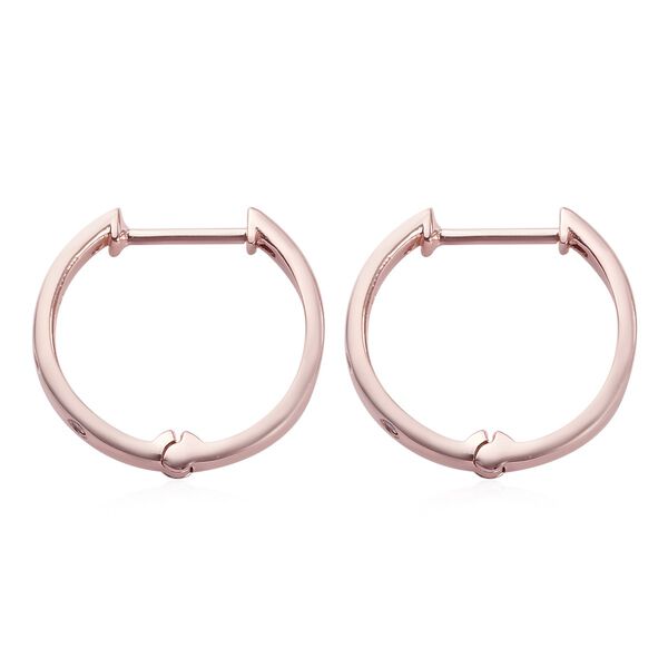 Diamant-Creolen in Silber image number 4