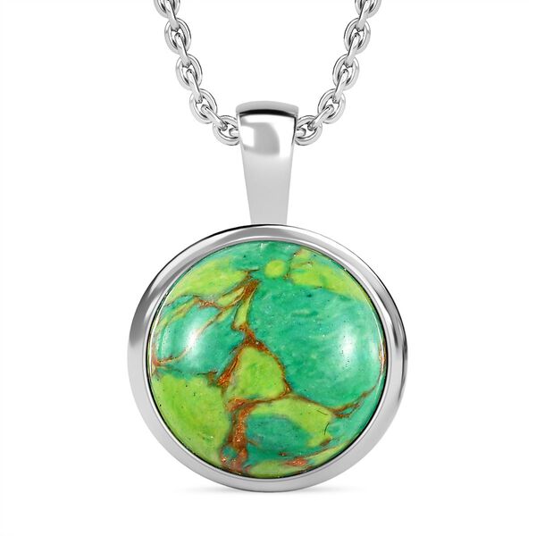 3er-Set grünes Türkis Schmuckset - 20,50 ct. image number 7