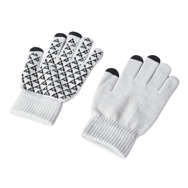 Unisex Dreieck Thermo Touchscreen Winterhandschuhe, Größe: XL, Grau image number 9
