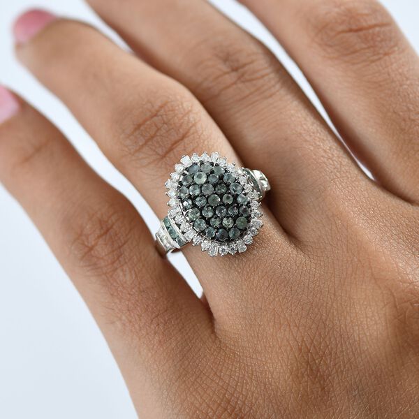 D&rsquo;Joy Alexandrit und Moissanit Ring und Anh&auml;nger mit 50cm Kette image number 9