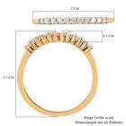 Diamant Ring 925 Silber 585 Vergoldet image number 5
