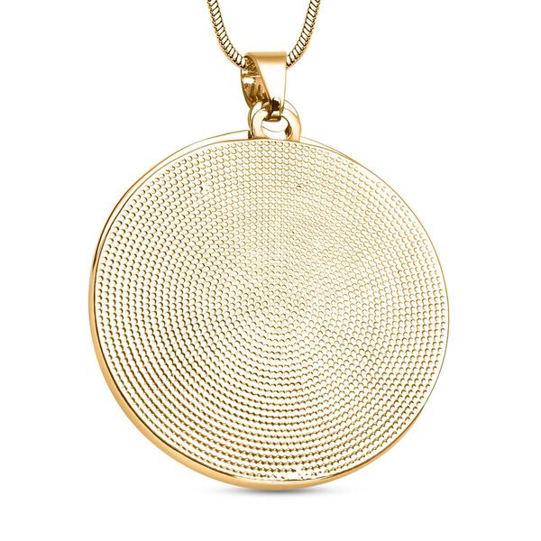 Weißer Kristall-Anhänger mit Kette image number 4