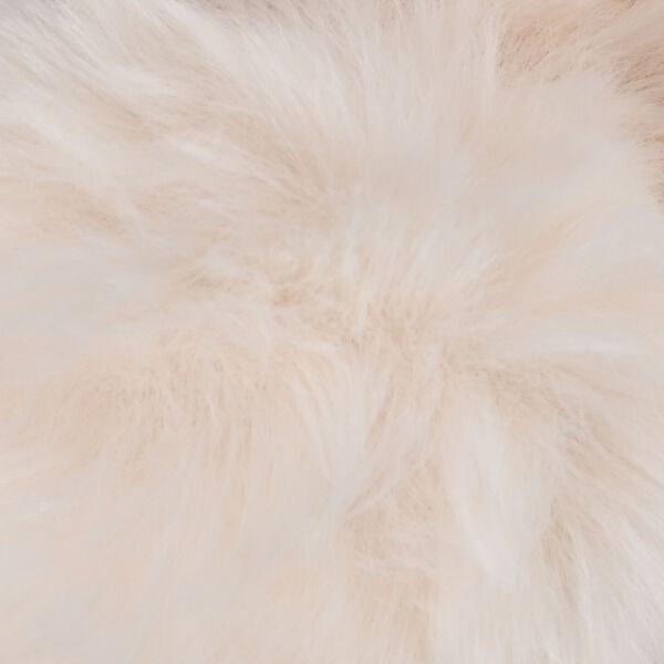 Damen Schal aus Kunstfell, Beige image number 4