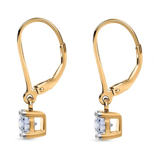 LUXURIANT DIAMOND - Lab Grown Diamant VS-GH Ohrringe 925 Silber 750 Gelbgold Vermeil ca. 1.00 ct image number 2