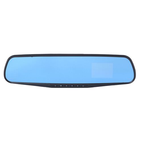 Rückspiegel mit Dashcam und G-Sensor, Bewegungserkennung und zyklischer Aufzeichnung, 8GB Mikro SD-Karte inkl., 2,4 Zoll LCD-Display image number 0