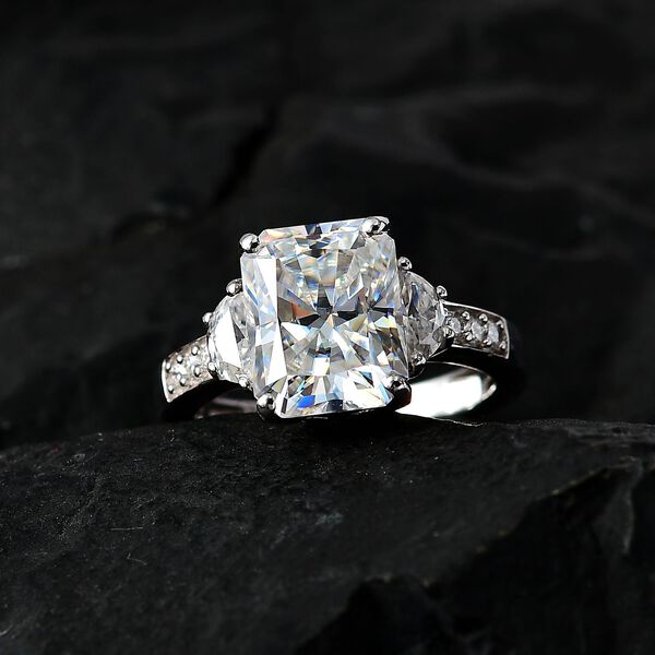 Moissanit Ring - 3,55 ct. image number 8