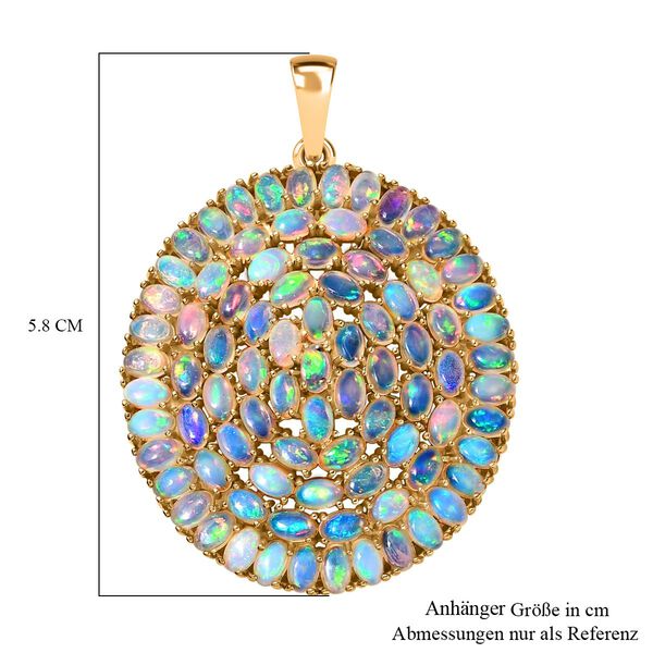 Kaleidoskopischer, äthiopischer Opal-Anhänger image number 7