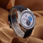 William Hunt - Echtleder-Armbanduhr im Hollywood-Glamour-Stil, 5ATM Wasserdicht, Japanisches Uhrwerk, weiß image number 1