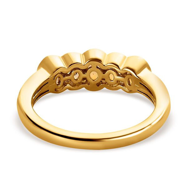 Nat&uuml;rlicher, &auml;thiopischer Welo Opal Ring, 925 Silber Gelbgold Vermeil (Gr&ouml;&szlig;e 18.00) ca. 1.20 ct image number 6