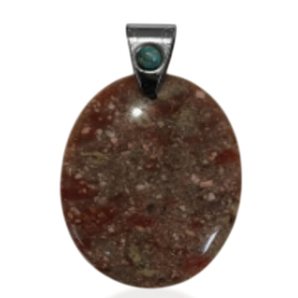 Fancy Jaspis und Larimar Anh&auml;nger - 100 ct.