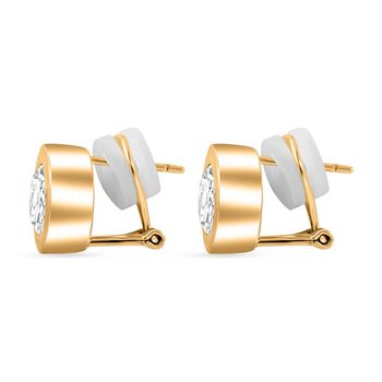 Moissanit Ohrringe - 3,51 ct.