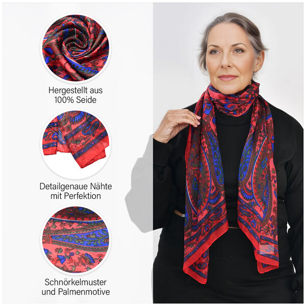 Quadratischer Seidenschal image number 4