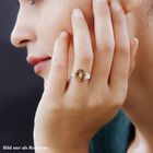 Citrin Ring, 925 Silber rhodiniert (Größe 16.00) ca. 10.31 ct image number 1