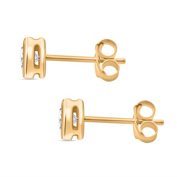 Moissanit Ohrringe - 0,48 ct. image number 3