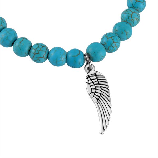 Blauer Howlit Schmuckset  Legierung ca. 225.00 ct image number 8