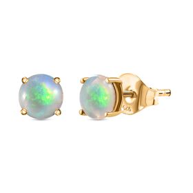 AA Natürliche, äthiopische Welo Opal Ohrringe - 1,05 ct.