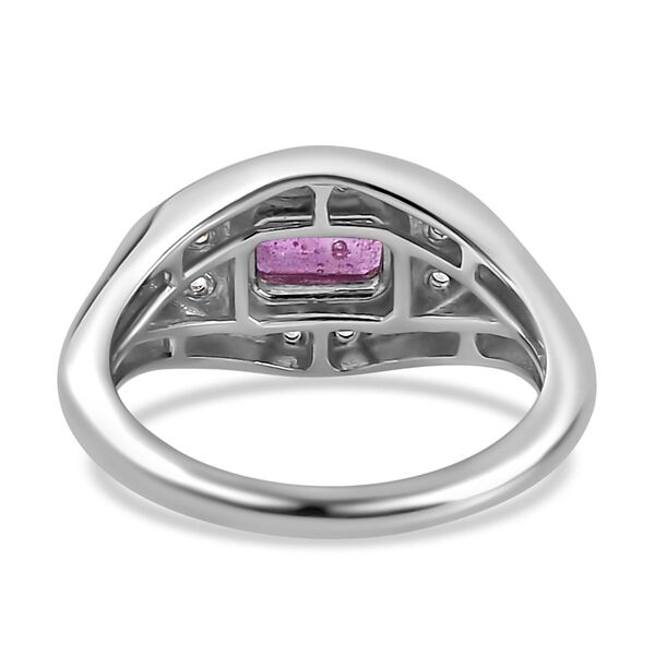 AA Ilakaka rosa Saphir und Zirkon Ring - 0,96 ct. image number 6