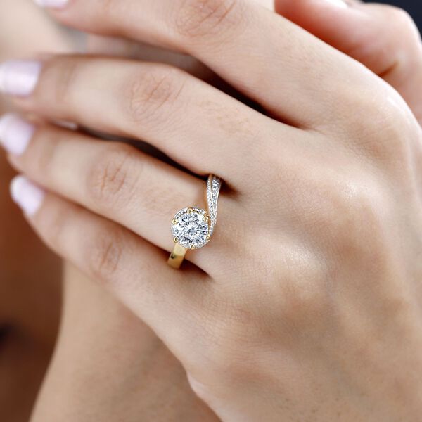 Moissanit Ring, ca. 1,51 ct. image number 9