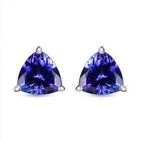 RHAPSODY AAAA Tansanit Ohrringe in 950 Platin - 2,33 ct.