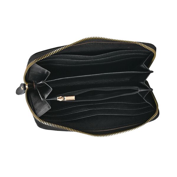 Echtleder Geldb&ouml;rse, Schwarz image number 6