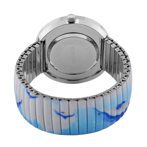 STRADA Damenuhr - Delfin-Design, Japanisches Uhrwerk, Wasserresistent image number 6