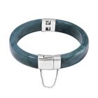 EXTREM SELTEN - Natürlicher Olmek Jadeit Armreif ca. 19 cm 925 Silber rhodiniert ca. 250.00 ct