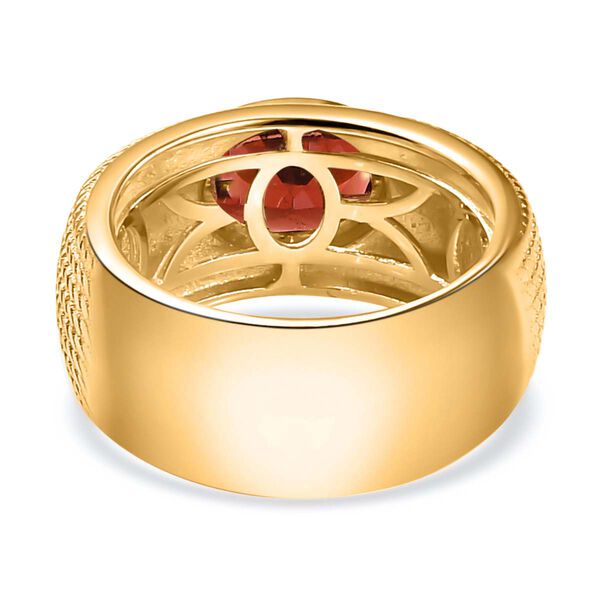Orissa Rose Granat Ring Messing (Größe 17.00) ca. 1,41 ct image number 6