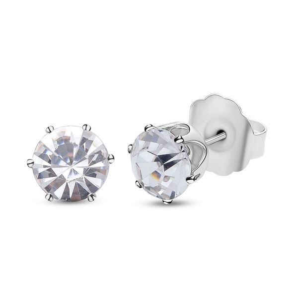 Weiße Muschelkernperle und weißes Kristall-Schmuckset - 2,02 ct. image number 4