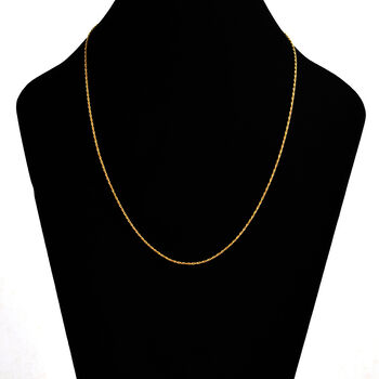 Kordelkette in 916 Gold, 50 cm