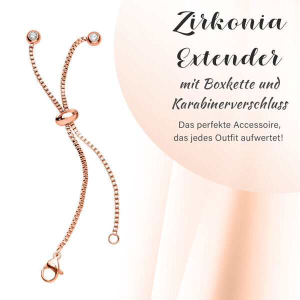 Zirkonia Extender in Roségoldton - 0,40 ct. image number 2