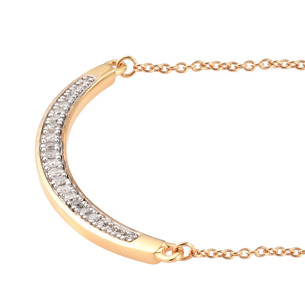 Diamant Halskette in Silber image number 3