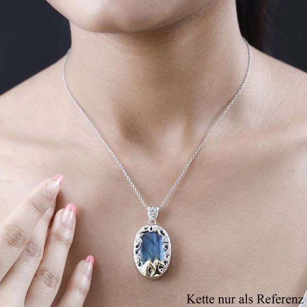 AAA Labradorit Anhänger - 32,73 ct. image number 4