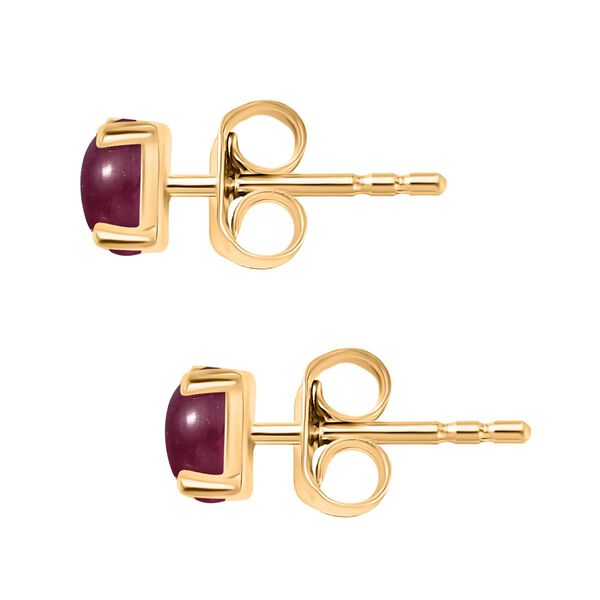 D'Joy Afrikanisches Rubin Schmuckset, 925 Silber 750 Gelbgold Vermeil - 2,80 ct. image number 9