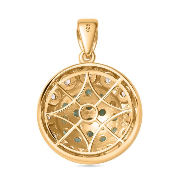 Kagem sambischer Smaragd und Zirkon-Anhänger - 2,22 ct. image number 5