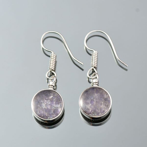 Tansanit-Matrix Ohrringe Messing ca. 6.00 ct image number 2