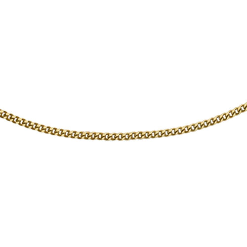 Italienische Diamantschliff Panzerkette, ca. 45 cm, 585 Gelbgold image number 0